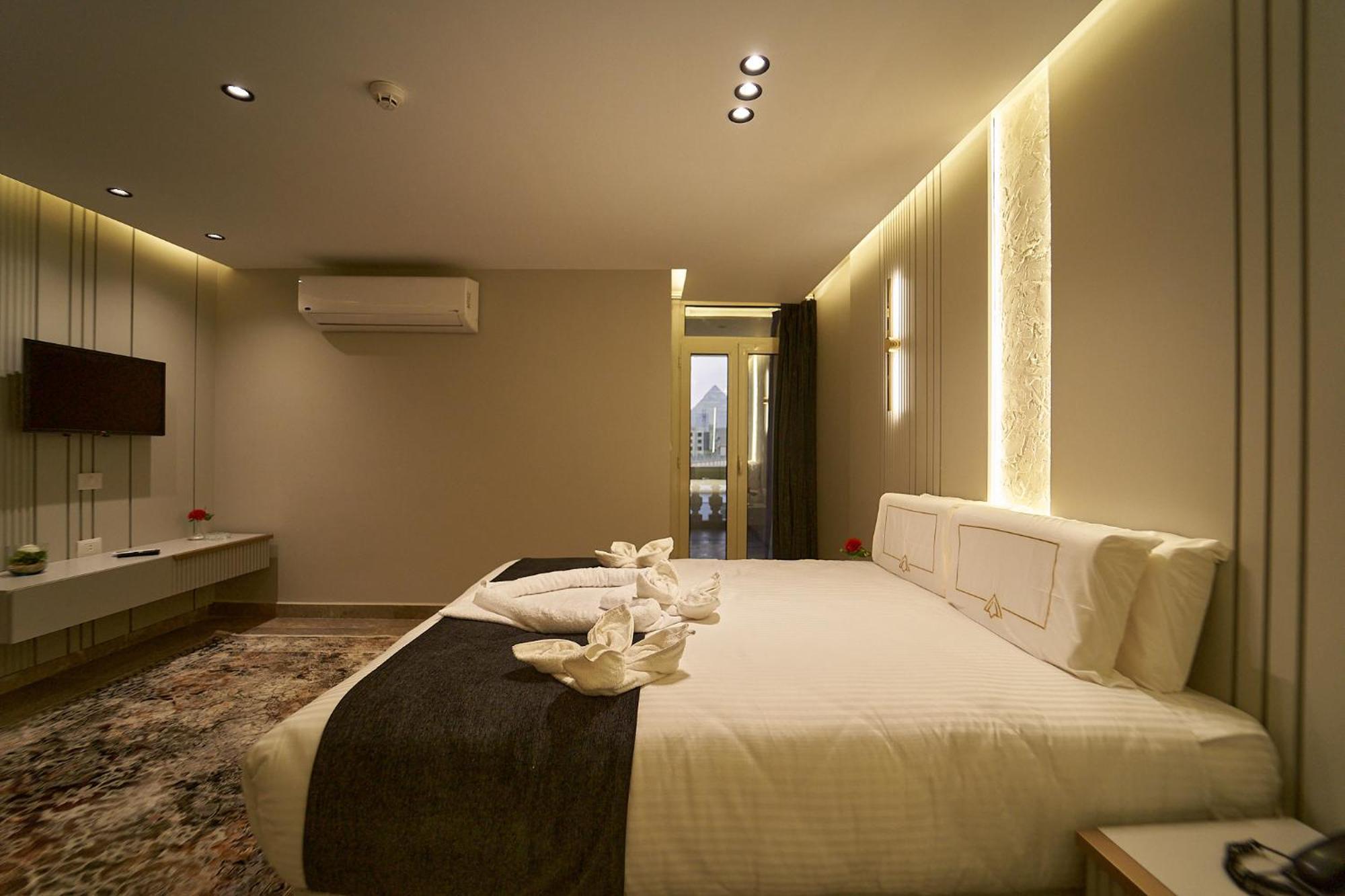 Pyramids Charm Hotel Al Kawm al Akhdar Bagian luar foto