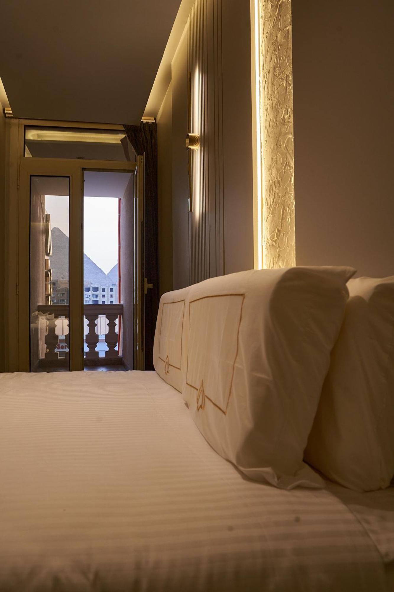 Pyramids Charm Hotel Al Kawm al Akhdar Bagian luar foto