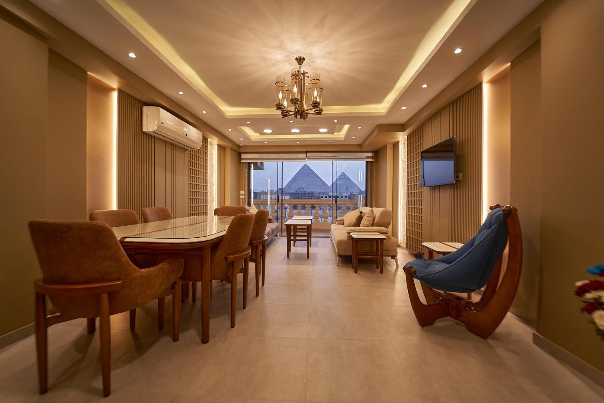 Pyramids Charm Hotel Al Kawm al Akhdar Bagian luar foto