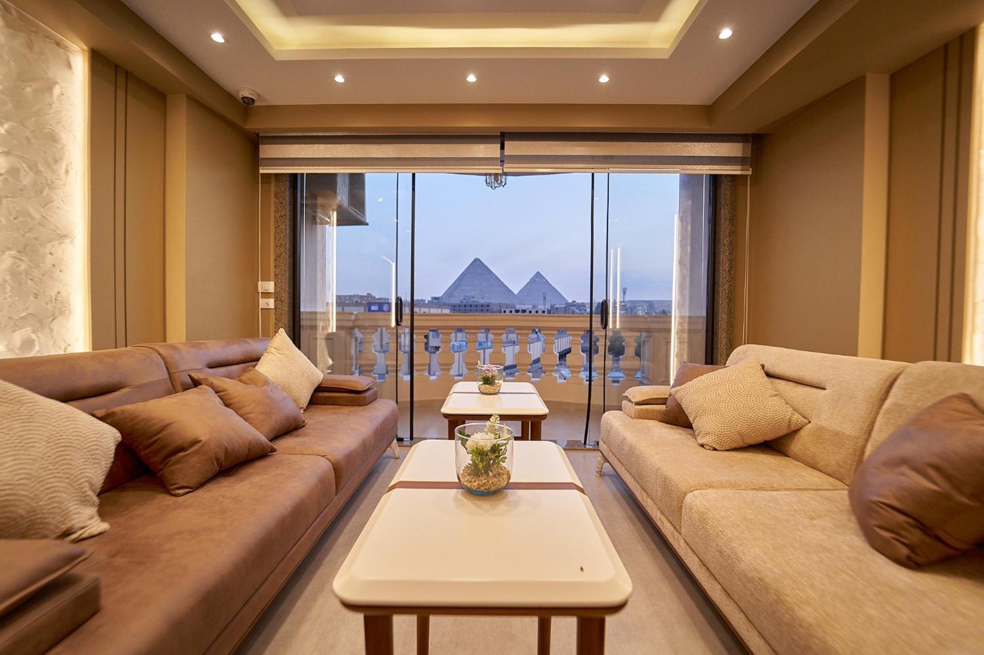 Pyramids Charm Hotel Al Kawm al Akhdar Bagian luar foto