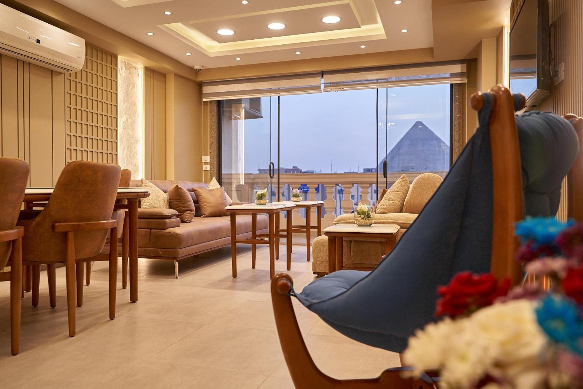 Pyramids Charm Hotel Al Kawm al Akhdar Bagian luar foto